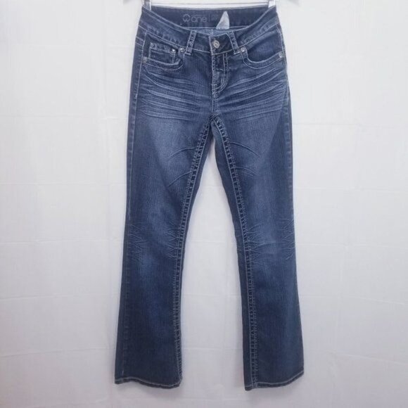 Warehouse One Contour Boot Cut Jeans - Picture 1 of 7